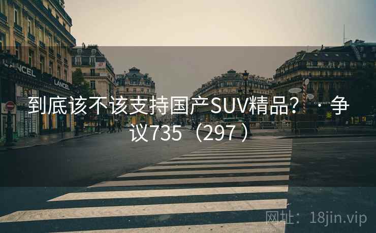 到底该不该支持国产SUV精品? · 争议735(297 )