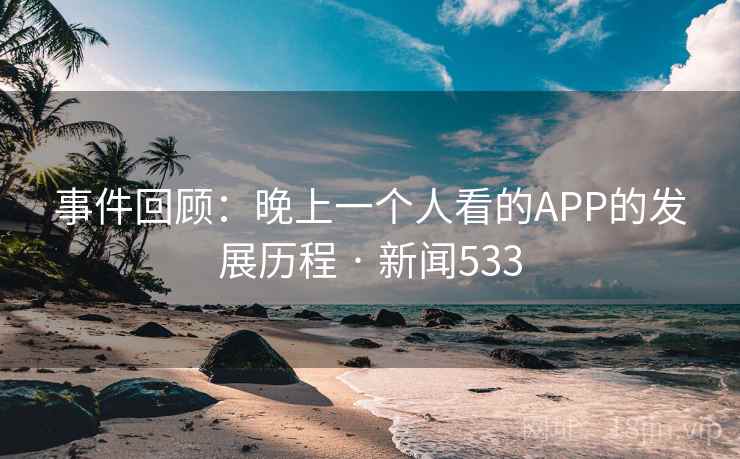 事件回顾：晚上一个人看的APP的发展历程 · 新闻533