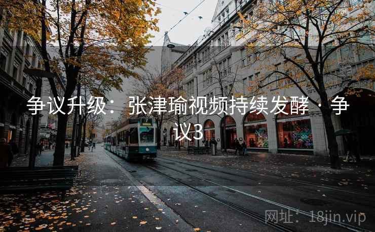 争议升级：张津瑜视频持续发酵 · 争议3